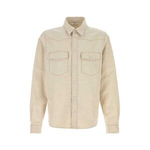 Fendi Men Sand Denim Shirt